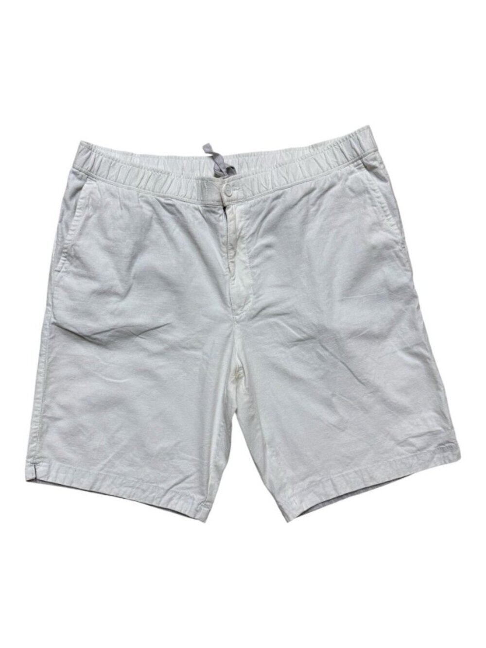 Tommy Bahama White Linen Blend Drawstring Shorts Men’s XL 10” Inseam